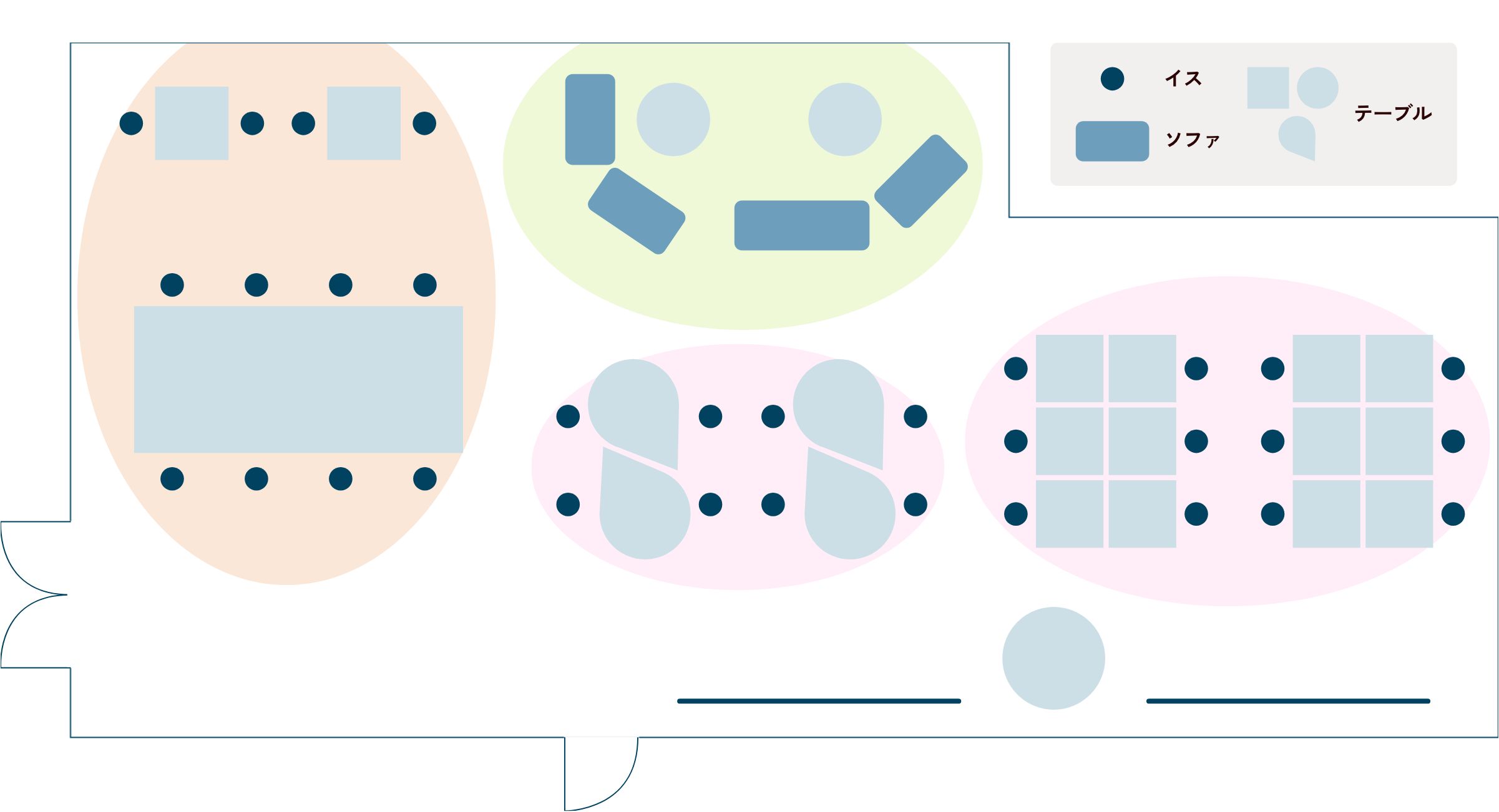 フロアマップ イメージ図